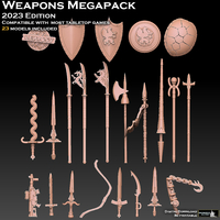 Small Weapons Megapack 2023 Edition 3D Printing 539002
