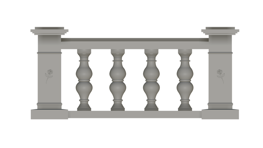 balustrade 3D 3D Print 539016