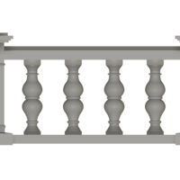 balustrade 3D - Thumbnail 1