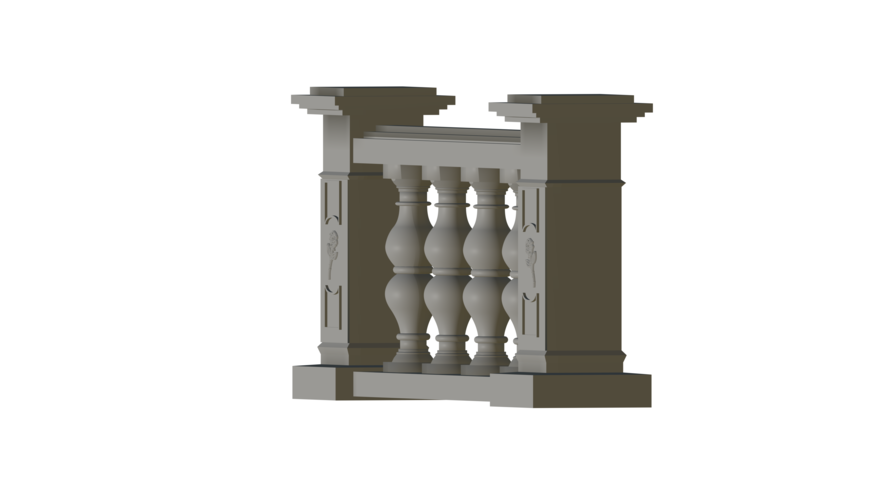 balustrade 3D 3D Print 539017