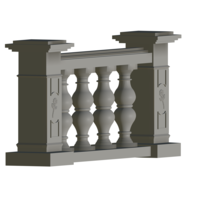 balustrade 3D - Thumbnail 3