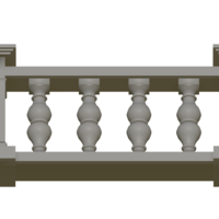 Small balustrade 3D 3D Printing 539020