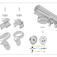 Quest 1 and 2 Rifle Mod for Oculus Magnetic Stock  - Thumbnail 1