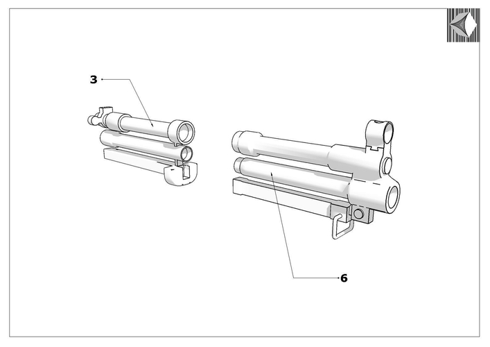 Quest 1 and 2 Rifle Mod for Oculus Magnetic Stock  3D Print 539065