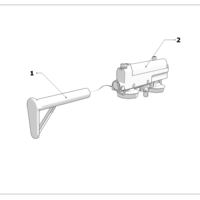 Quest 1 and 2 Rifle Mod for Oculus Magnetic Stock  - Thumbnail 8