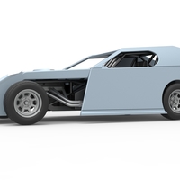 Dirt Modified stock car Scale 1:25 - Thumbnail 2