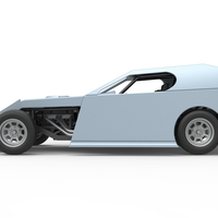 Dirt Modified stock car Scale 1:25 - Thumbnail 8