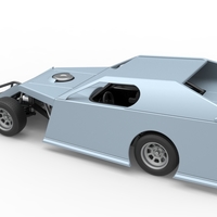 Dirt Modified stock car Scale 1:25 - Thumbnail 11