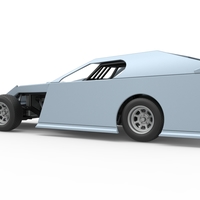 Dirt Modified stock car Scale 1:25 - Thumbnail 12