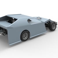 Dirt Modified stock car Scale 1:25 - Thumbnail 17
