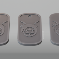 Ouroboros Dogtag Fullmetal Alchemist - Thumbnail 1