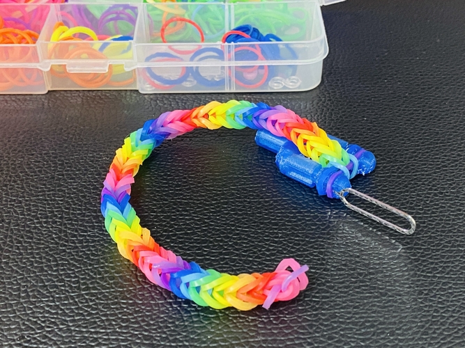 3D Knitting Fork for Rubberband Bracelet  3D Print 539209