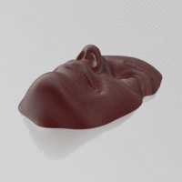 Small A face on the water 03 - STL 3D Printer  3D Printing 539237