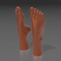Small Feet on the water 03 - STL 3D  3D Printing 539255
