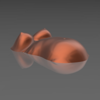 A pregnant woman on the water - STL 3D Printer  - Thumbnail 3