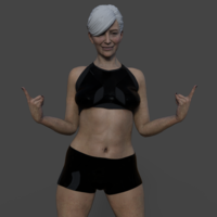 Granny the rebel - STL 3D printer - Thumbnail 3