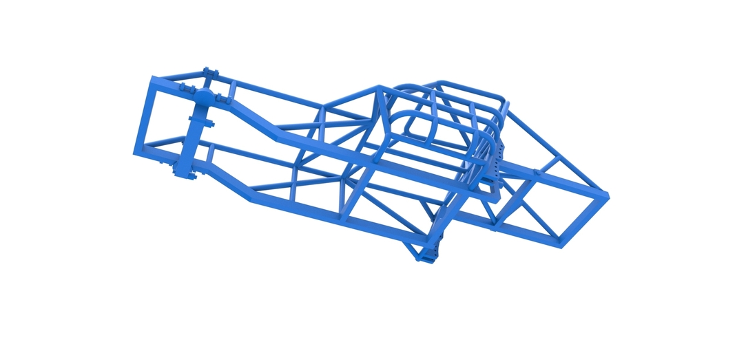 Frame of Dirt Modified stock car 1:25 3D Print 539309