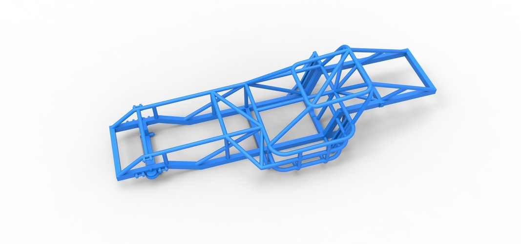 Frame of Dirt Modified stock car 1:25 3D Print 539310