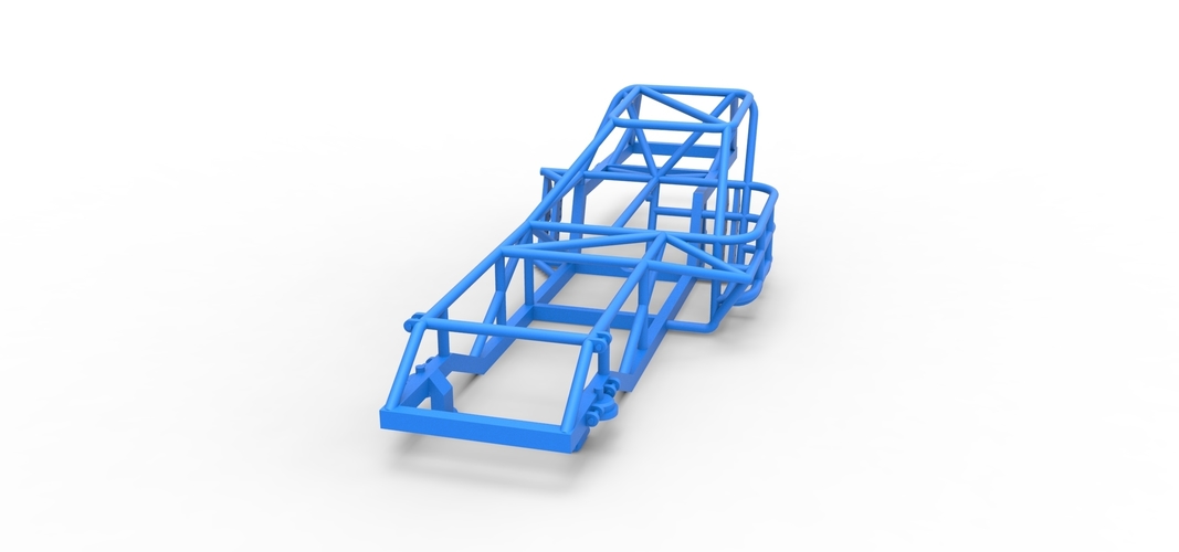 Frame of Dirt Modified stock car 1:25 3D Print 539311