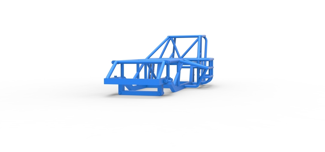 Frame of Dirt Modified stock car 1:25 3D Print 539312
