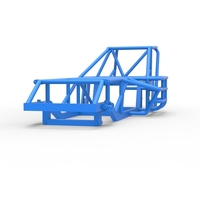 Frame of Dirt Modified stock car 1:25 - Thumbnail 6