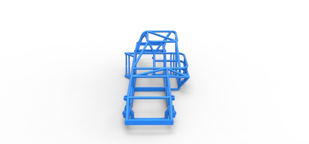 Frame of Dirt Modified stock car 1:25 3D Print 539314