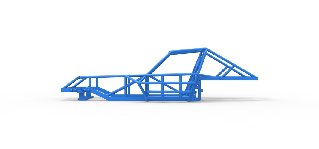 Frame of Dirt Modified stock car 1:25 3D Print 539315