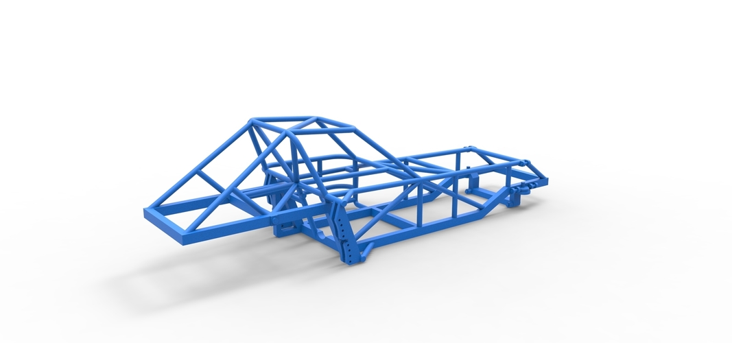 Frame of Dirt Modified stock car 1:25 3D Print 539321