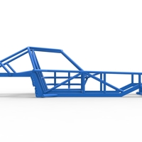 Frame of Dirt Modified stock car 1:25 - Thumbnail 16