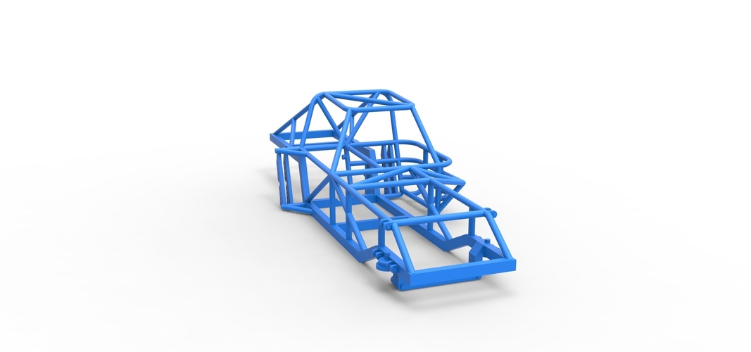 Frame of Dirt Modified stock car 1:25 3D Print 539325