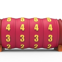 combination cylindrical lock - Thumbnail 3