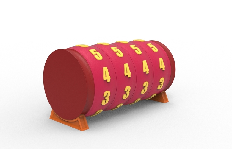 combination cylindrical lock 3D Print 539329