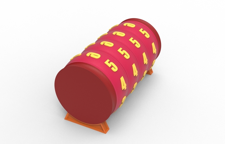 combination cylindrical lock 3D Print 539330