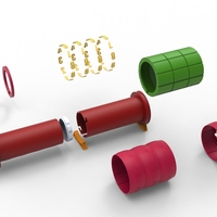 combination cylindrical lock - Thumbnail 16