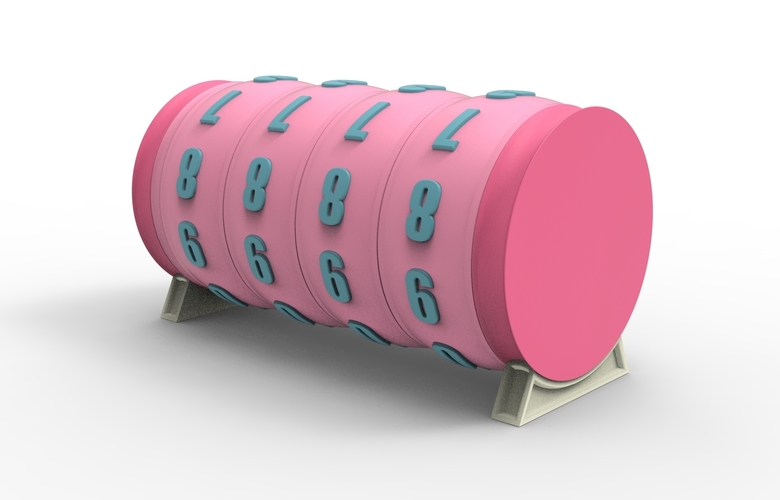 combination cylindrical lock 3D Print 539344