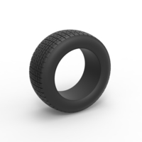 Small Tire of Dirt Modified stock car V3 Scale 1:25 3D Printing 539350