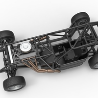 Dirt Modified stock car Base Scale 1:25 - Thumbnail 4