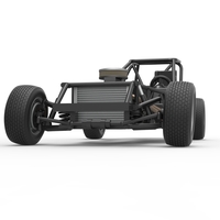 Dirt Modified stock car Base Scale 1:25 - Thumbnail 6