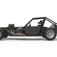 Dirt Modified stock car Base Scale 1:25 - Thumbnail 9