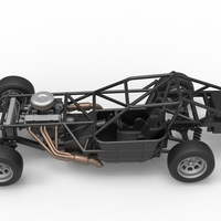 Dirt Modified stock car Base Scale 1:25 - Thumbnail 10