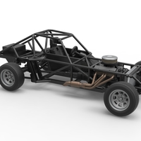 Dirt Modified stock car Base Scale 1:25 - Thumbnail 21