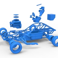 Dirt Modified stock car Base Scale 1:25 - Thumbnail 24