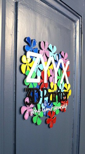 ZYYX Flower Sign - Multi Material Print 3D Print 53940