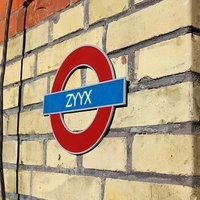 ZYYX Undergound Sign - Multi Material Print - Thumbnail 2