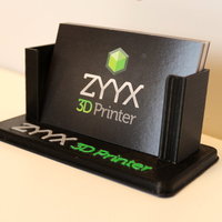 Small ZYYX Business Card Holder - Multi Material Print 3D Printing 53947