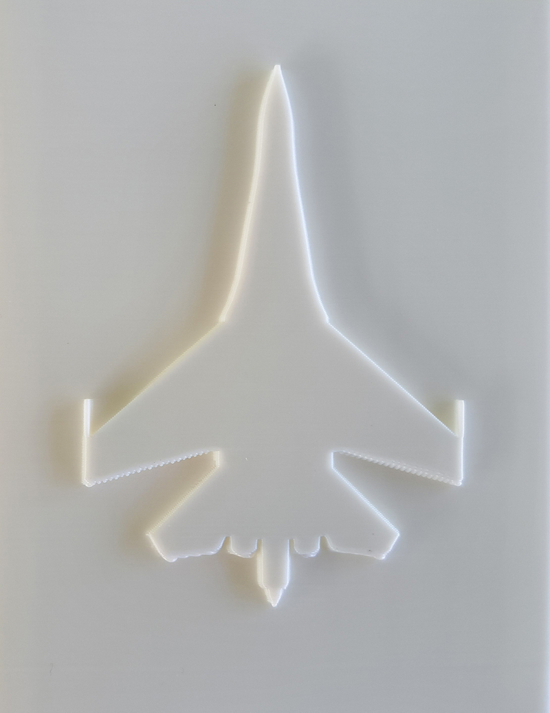 Pencil case with silhouettes of SUKHOI fighter planes