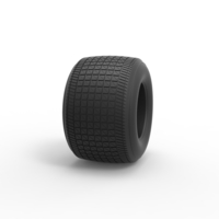 Dirt Sprint racing tire 25 Scale 1:25 - Thumbnail 3