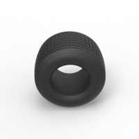 Dirt Sprint racing tire 25 Scale 1:25 - Thumbnail 6