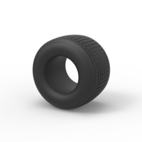 Dirt Sprint racing tire 25 Scale 1:25 - Thumbnail 7