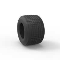 Dirt Sprint racing tire 25 Scale 1:25 - Thumbnail 8